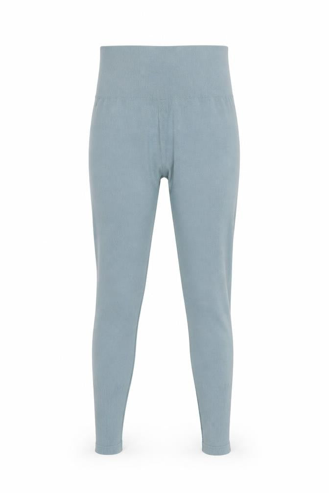 Gymshark Women Blue Seamless Leggings M Stretch Activewear Trousers
