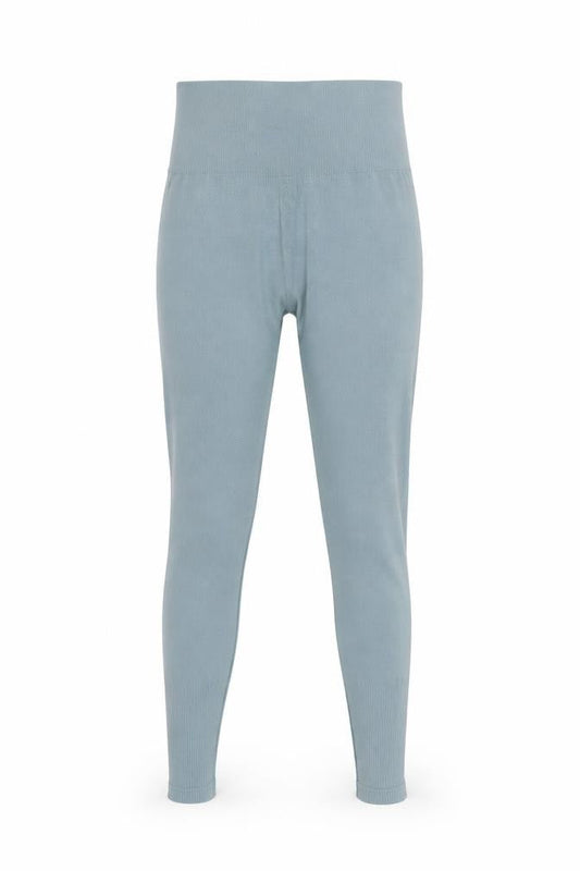Gymshark Women Blue Seamless Leggings M Stretch Activewear Trousers