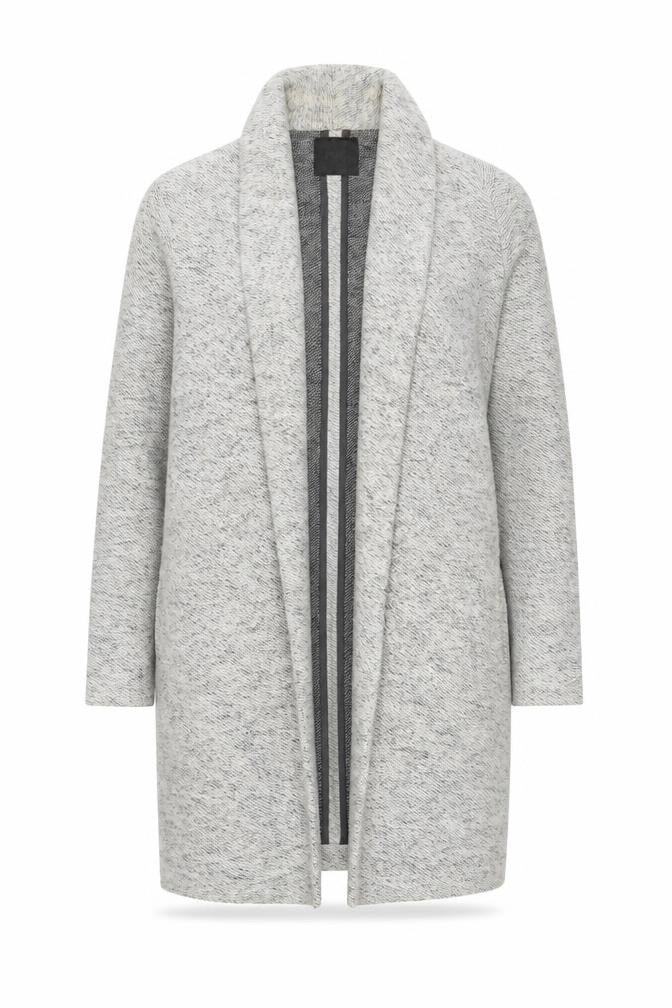 Next Women Grey Long Sleeve Open Knit Cardigan Size 10