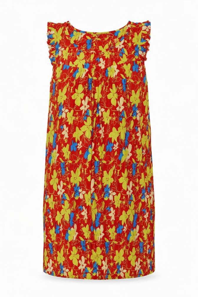 Mey Lon Mey Womens Multicoloured Floral Strapless Bodycon Dress M