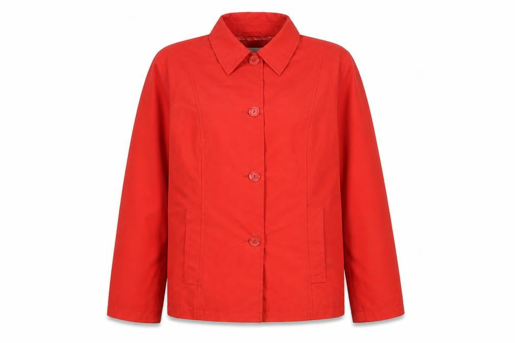 Marks & Spencer Women’s Red Buttoned Twill Jacket UK 12