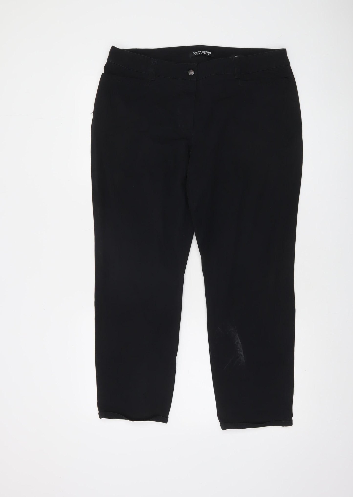 Gerry Weber Women’s Black Size 16 Ronja 7/8 Ankle Trousers