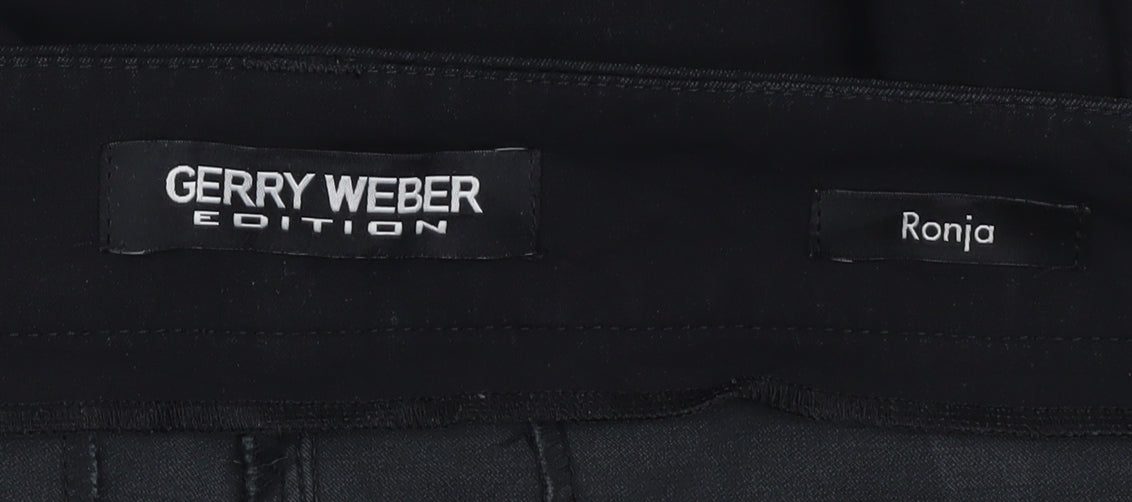 Gerry Weber Women’s Black Size 16 Ronja 7/8 Ankle Trousers