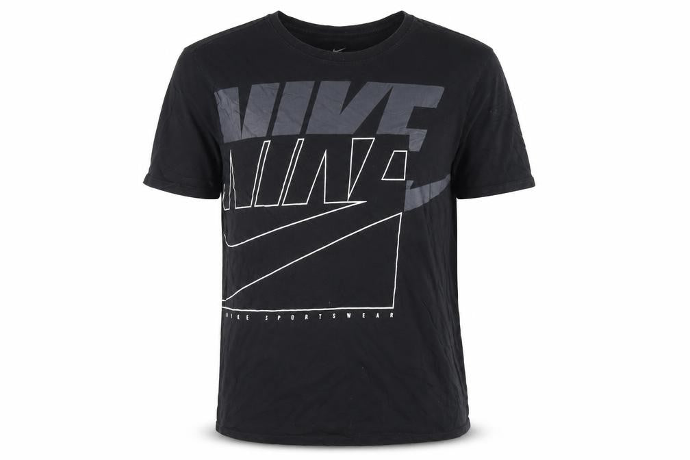Nike Men's Black Graphic Sportswear T-Shirt Size M