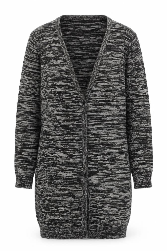 Cheap Monday WKND Women's Grey Long Knit Cardigan Size Regular