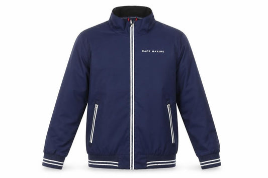 Race Marine Boys Blue Polyester Bomber Jacket Size 146 Full Zip