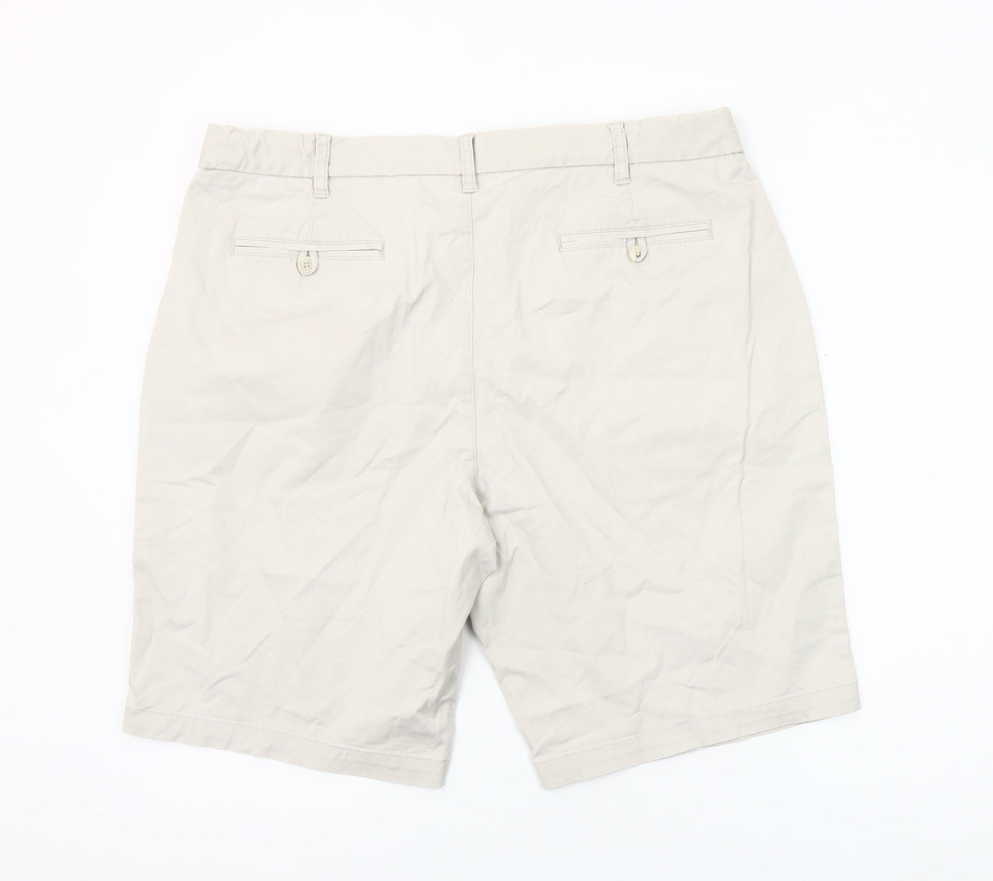 St. Bernard for Dunnes Stores Men's Stone Chino Shorts 38in Waist