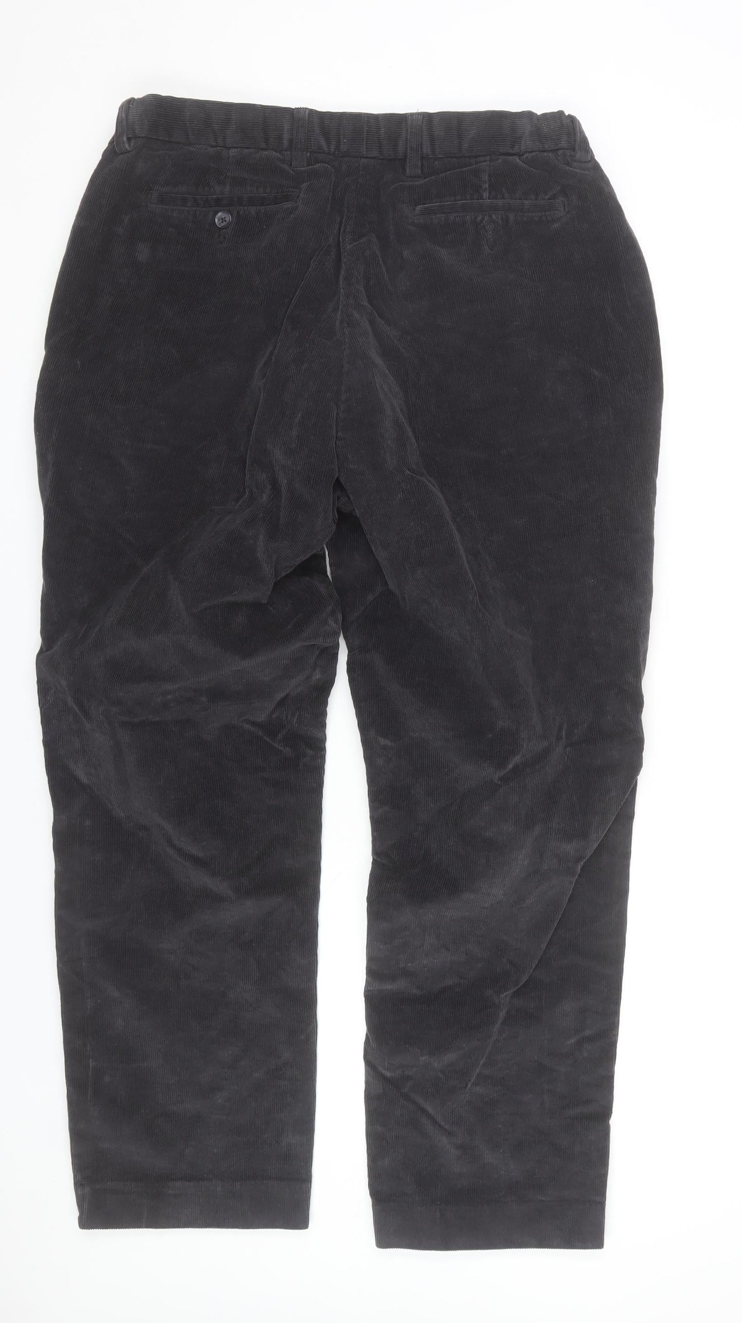 St. Bernard for Dunnes Stores Men's Black Corduroy Chinos 38in Waist