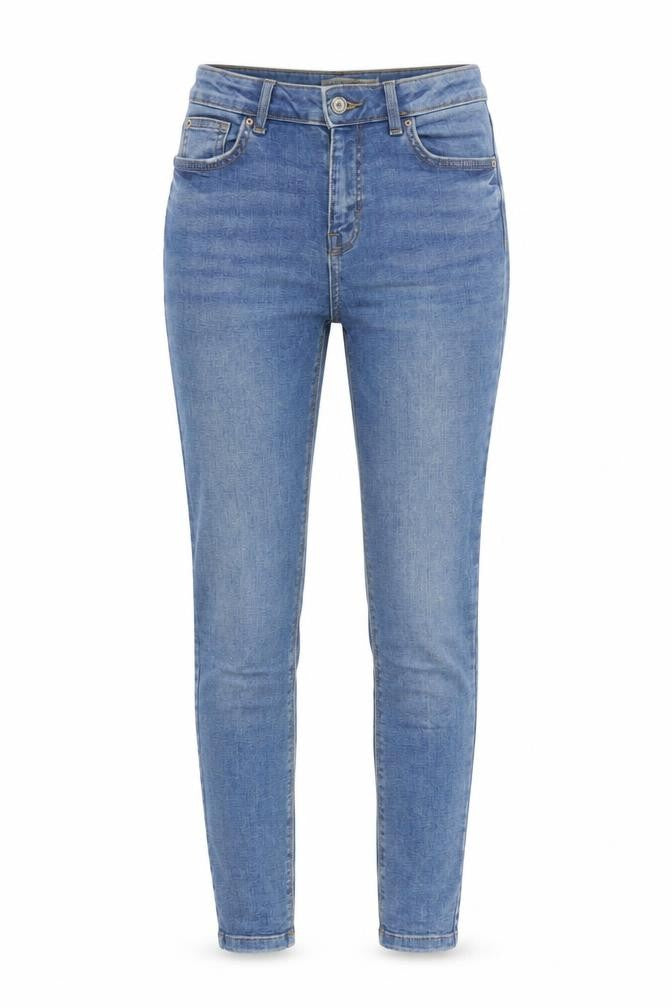 Denim Co. Women's Blue Skinny Jeans Size 8 Slim Fit Mid Rise Denim