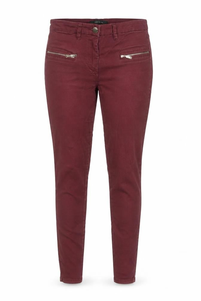 River Island Women's Red Skinny Jeans Size 8R Slim Fit Stretch Denim