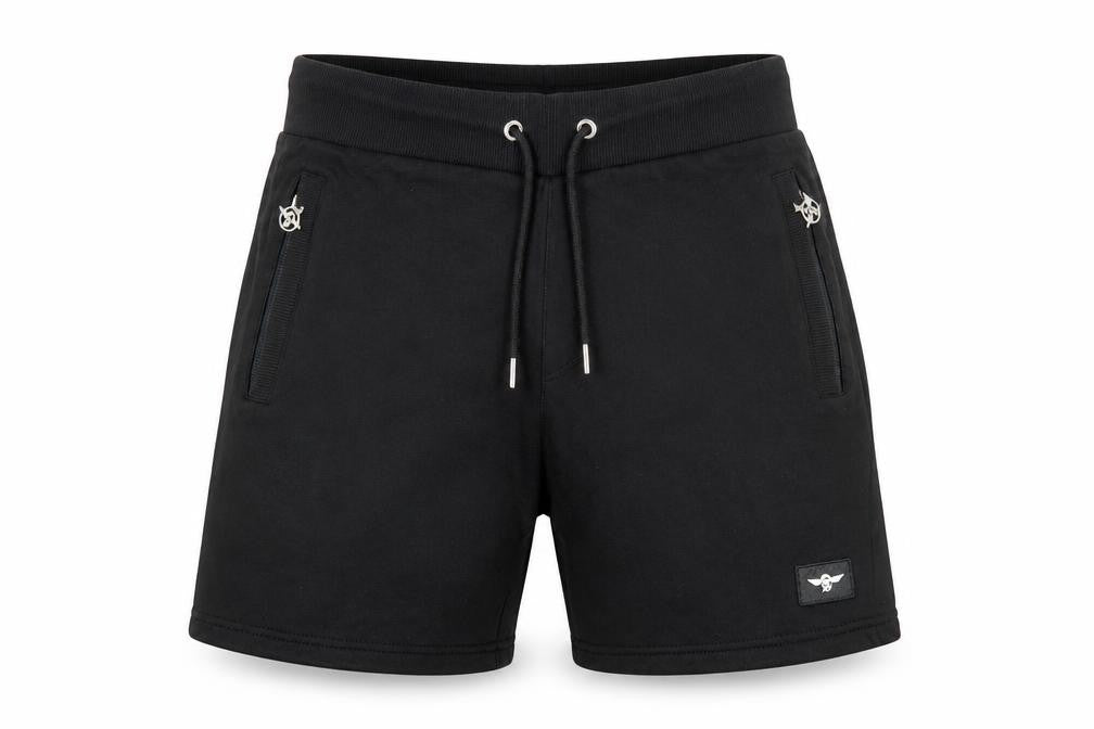 Creative Recreation Men's Black Cotton Sweat Shorts Size M