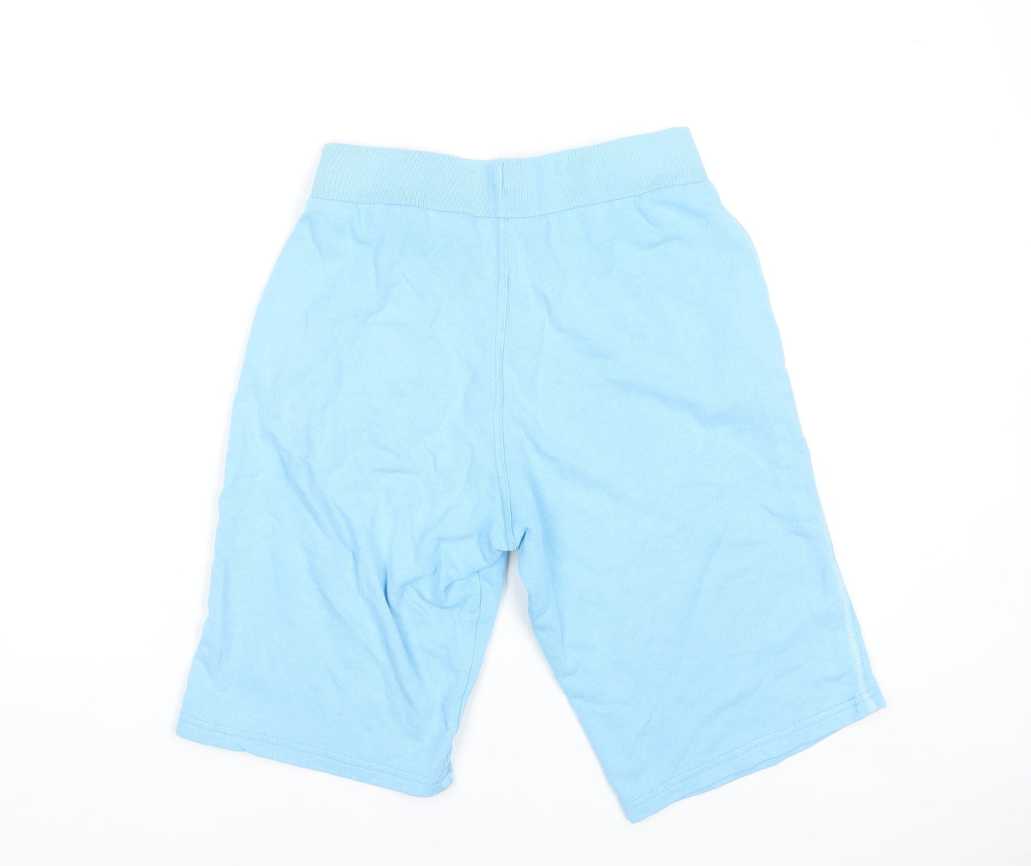 H&M Boys Blue Sweat Shorts 13-14 Years L.O.G.G. Athletic Cotton Blend