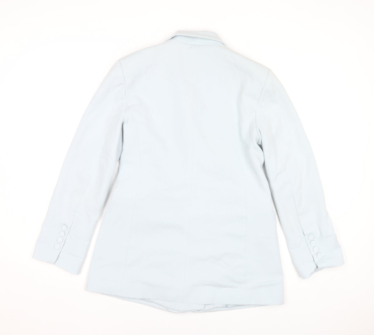 Gallery Women’s Light Blue Double Button Blazer Size 10