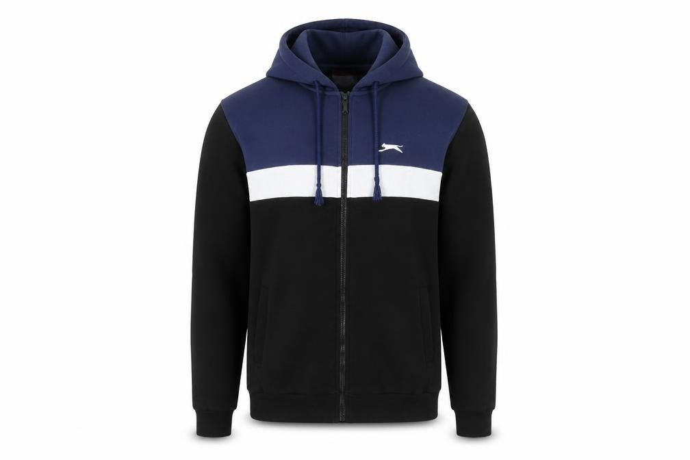 Slazenger Men’s Blue Full Zip Hoodie Size S Sportswear