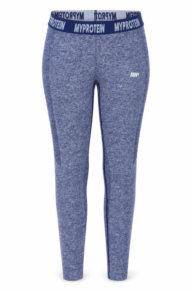 MyProtein Womens Blue Seamless Gym Leggings Size M