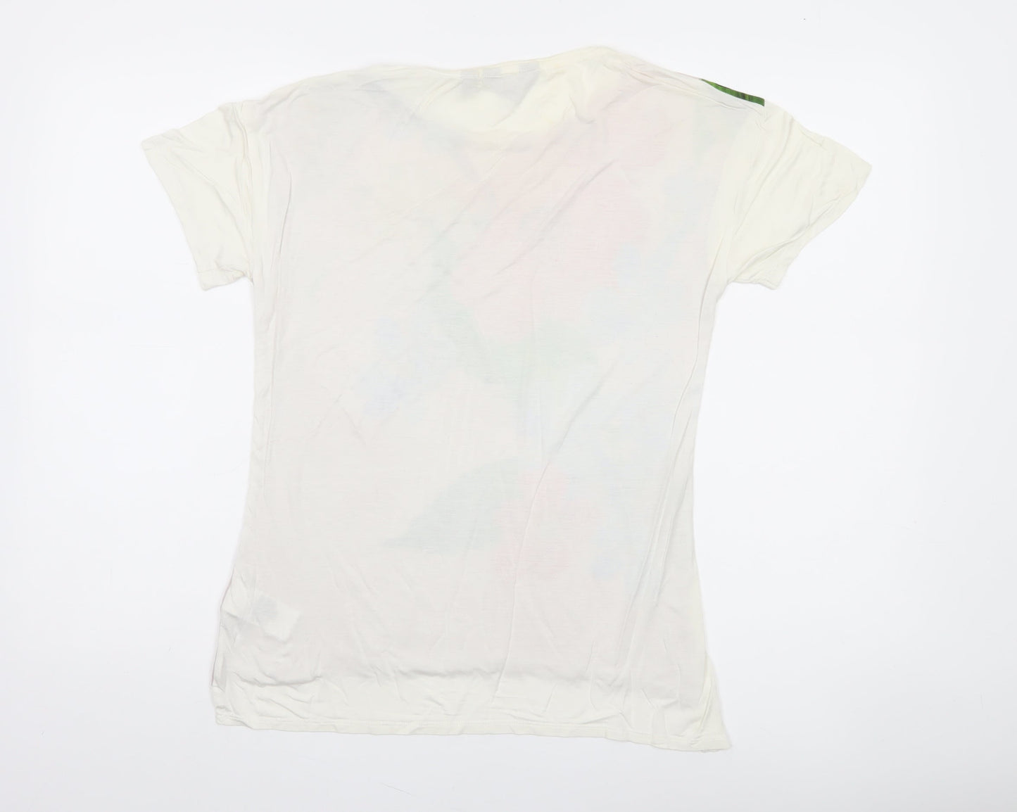 Ted Baker Women’s Multicoloured Floral Viscose T-Shirt Size 10