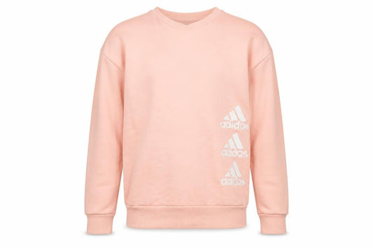 Adidas Teens Pink Crew Neck Pullover Sweatshirt Size 13-14Y
