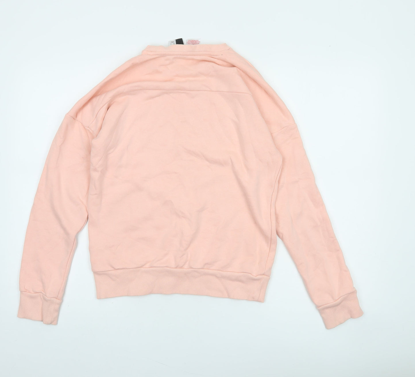 Adidas Teens Pink Crew Neck Pullover Sweatshirt Size 13-14Y