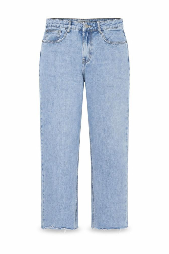Redial Women's Blue Light Wash Straight Denim Jeans Size 14