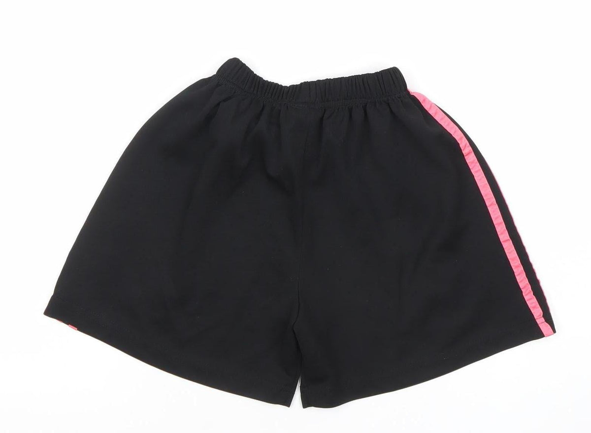 Adidas Girls Black Manchester United Athletic Shorts Size 152