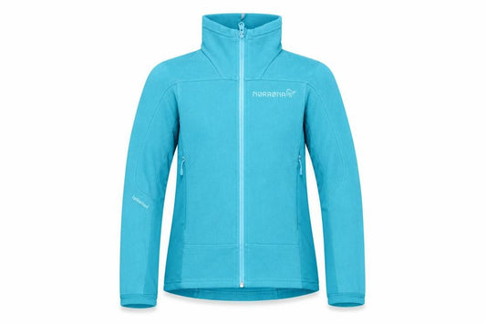 Norrøna Girls Blue Falketind Warm1 Fleece Jacket - Size 9 Years