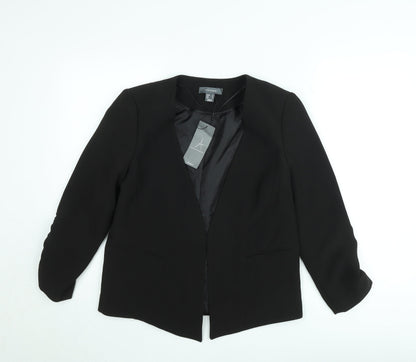 Additional front view of Atmosphere Women Black, size 12, Regular Fit Tailored Blazer
