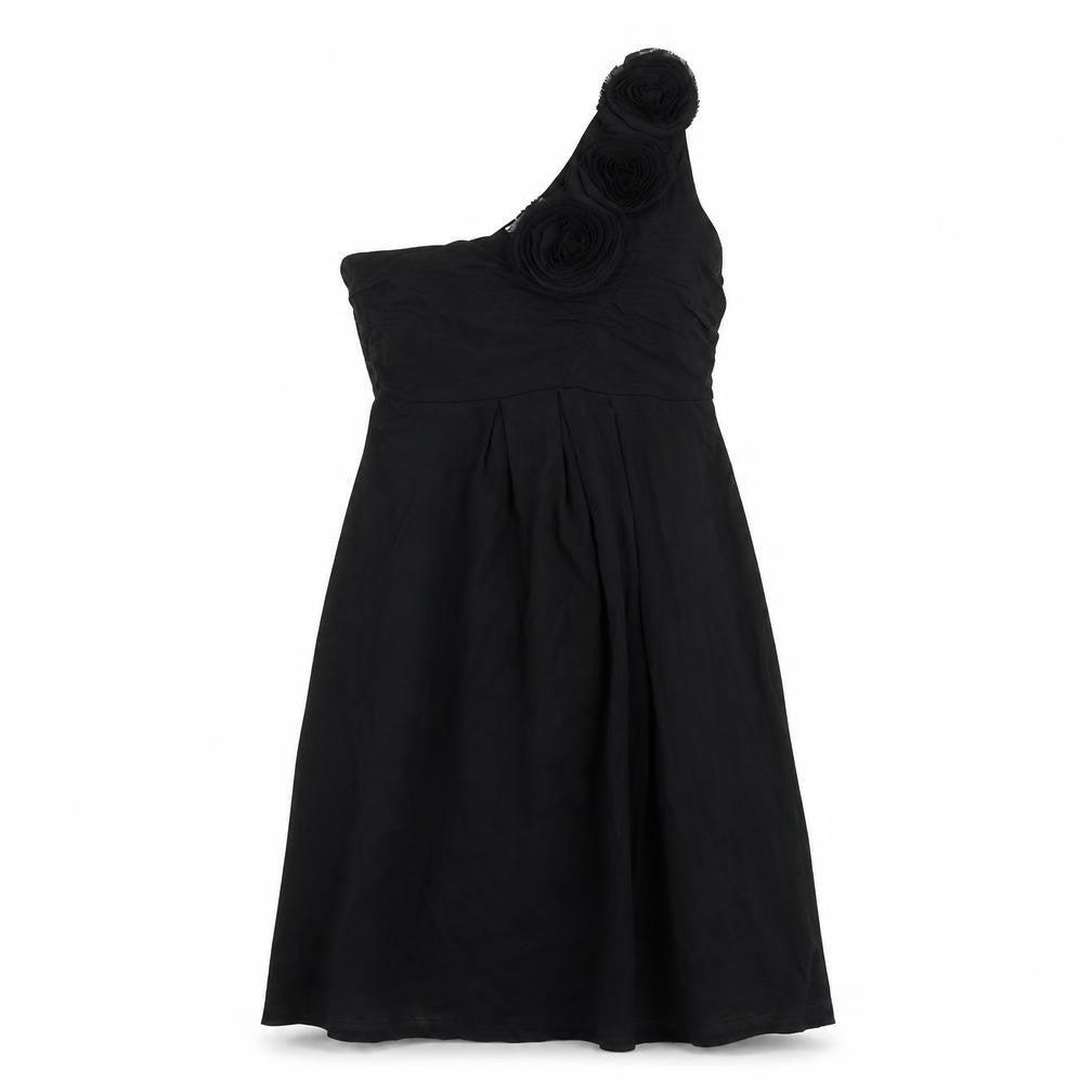 b.p.c. Bonprix Women’s Black One Shoulder A-Line Dress Size 8