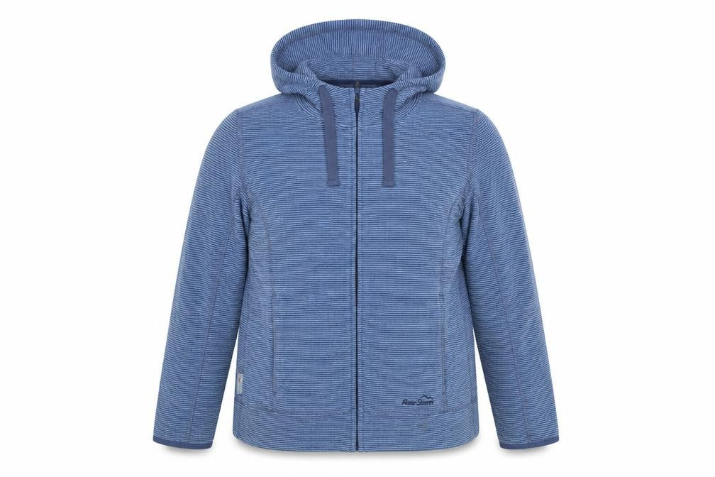 Peter Storm Men's Blue Hooded Full Zip Fleece Jacket Size S