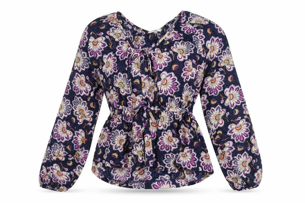 Next Women’s Multicoloured Floral Tunic Blouse Size 12