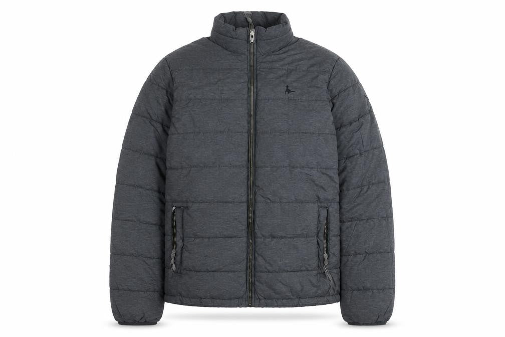 Jack Wills Women's Grey Puffer Jacket Small Lightweight Winter Coat