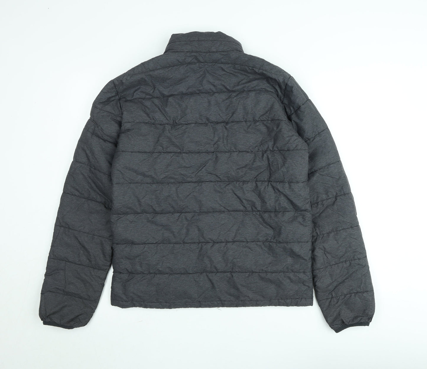 Jack Wills Women's Grey Puffer Jacket Small Lightweight Winter Coat