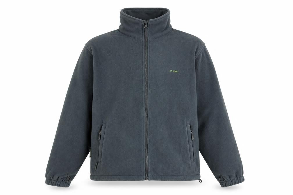Mountainlife Men’s Grey Fleece Full Zip Outdoor Jacket M