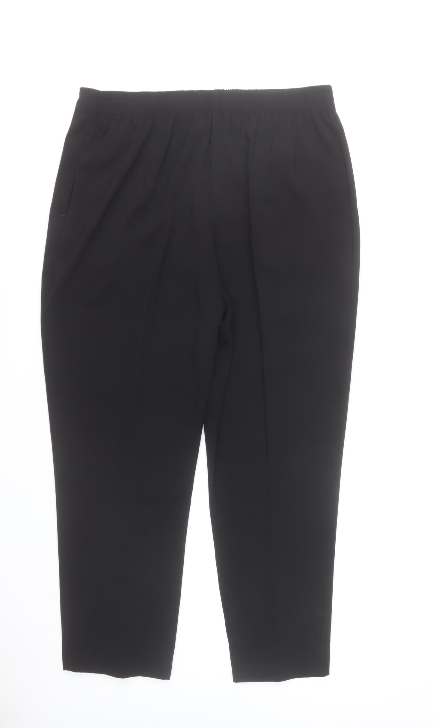 Dorothy Perkins Women’s Black Size 16 Straight Leg Work Trousers