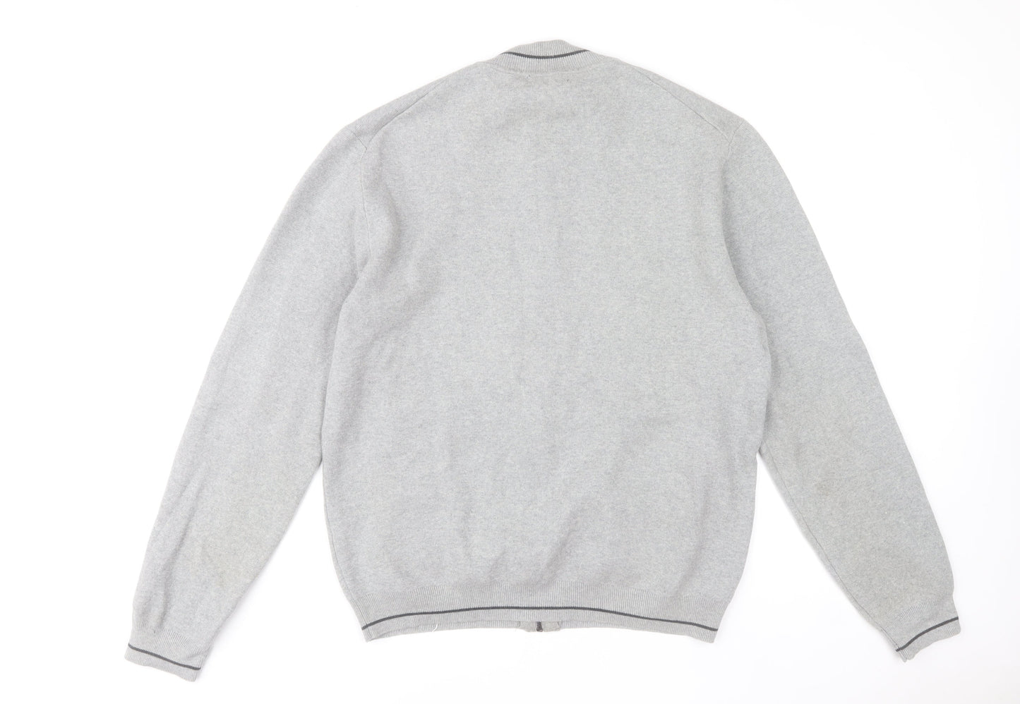 Dunnes Stores Men’s Grey Cotton Full Zip Jumper XL