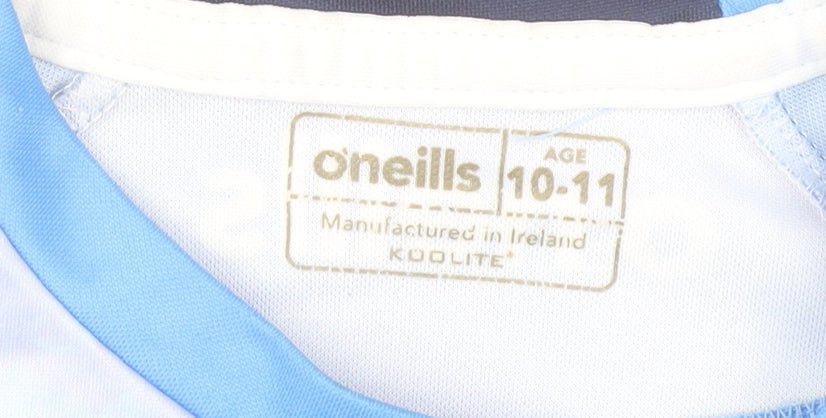 O'Neills Boys Blue Tractor Graphic Jersey T-Shirt 10-11 Years