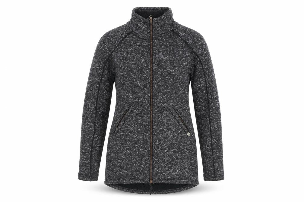 Avalanche Womens Grey Full Zip Fleece Jacket Size S
