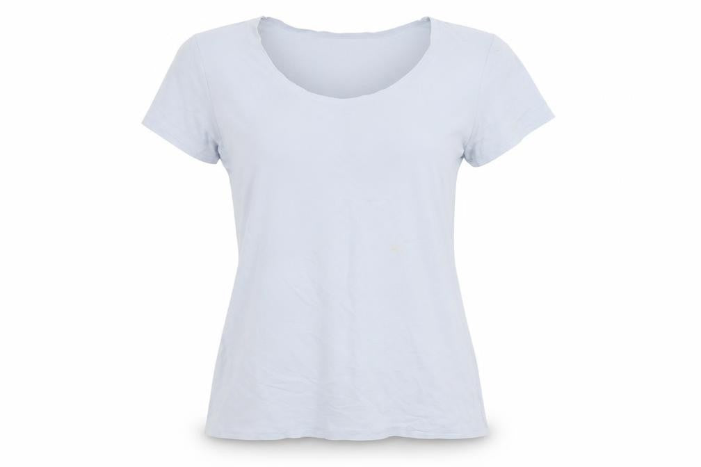 Savida Women's Grey Short Sleeve Fitted T-Shirt Size 10