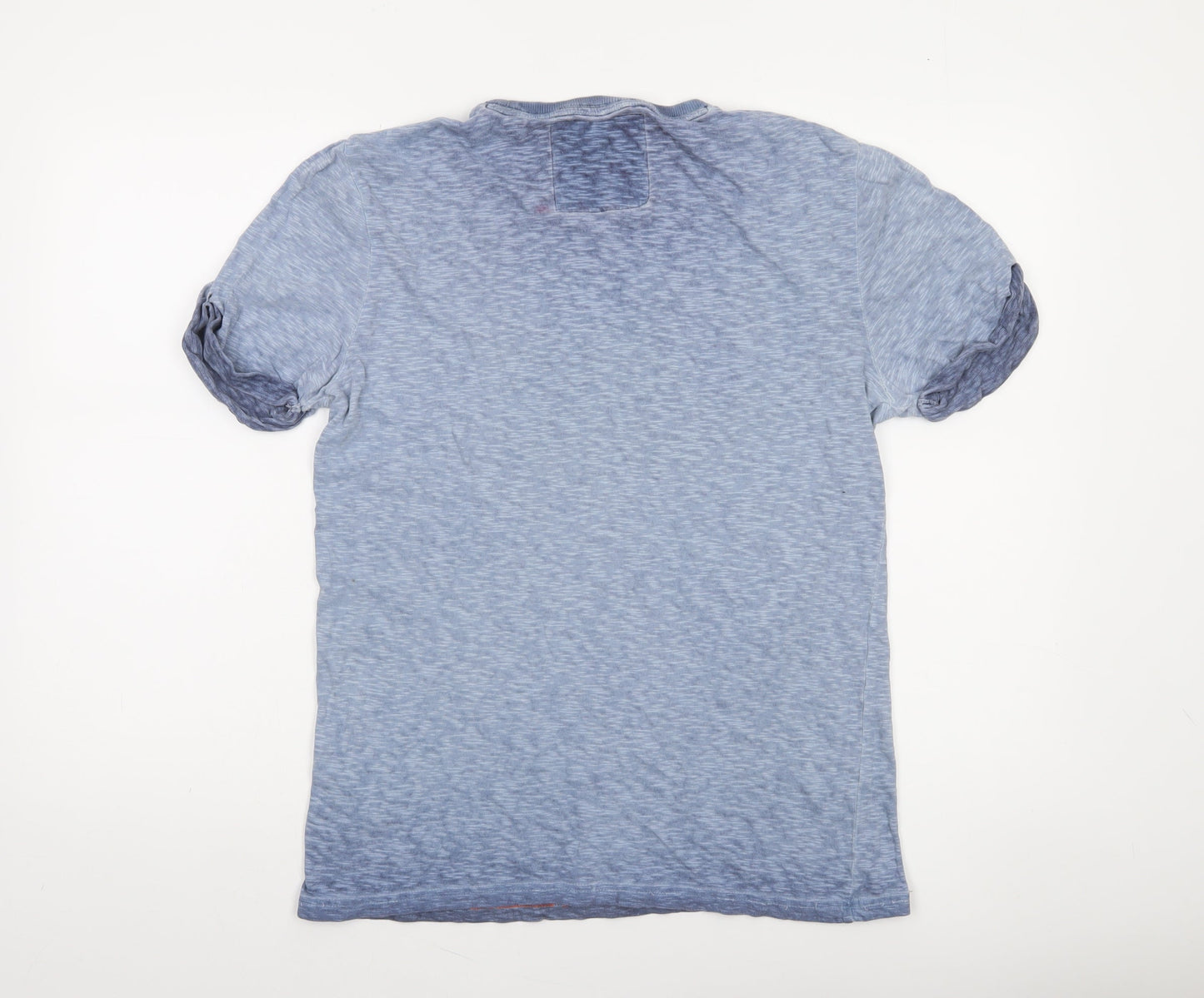 Superdry Men's Blue Crew Neck Short Sleeve Cotton T-Shirt M