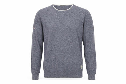 Diesel Men's Blue Cotton Crew Neck Pullover Jumper Size S