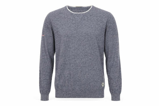 Diesel Men's Blue Cotton Crew Neck Pullover Jumper Size S
