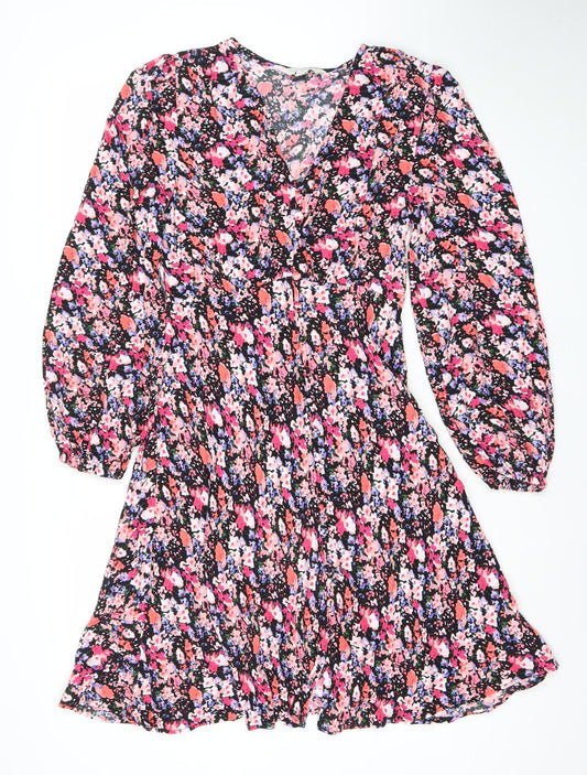Marks and Spencer Women’s Multicoloured Floral A-Line Dress Size 8