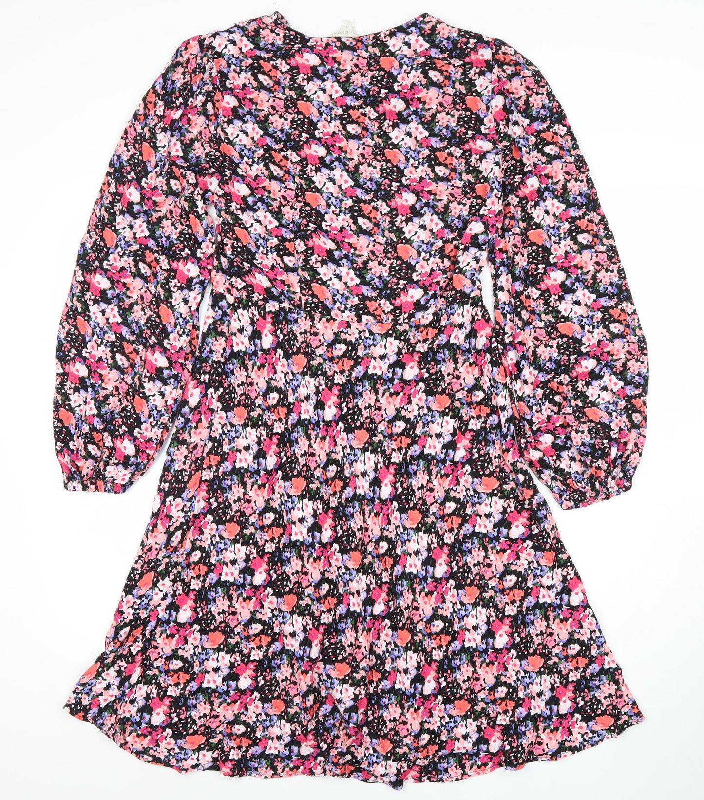 Marks and Spencer Women’s Multicoloured Floral A-Line Dress Size 8