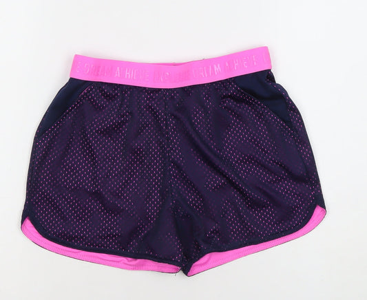 St. Bernard for Dunnes Stores Womens Purple Biker Active Shorts Size 25in Waist