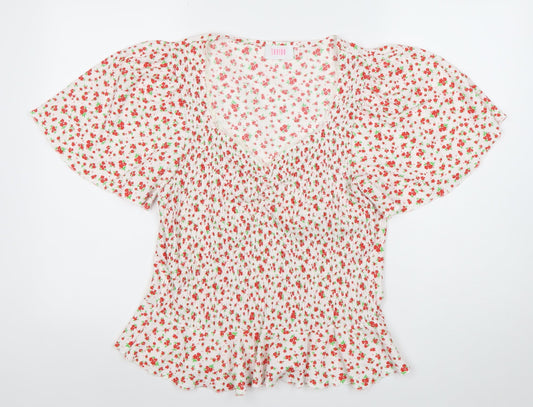 Savida Womens Multicoloured Floral Tunic Blouse Size 18
