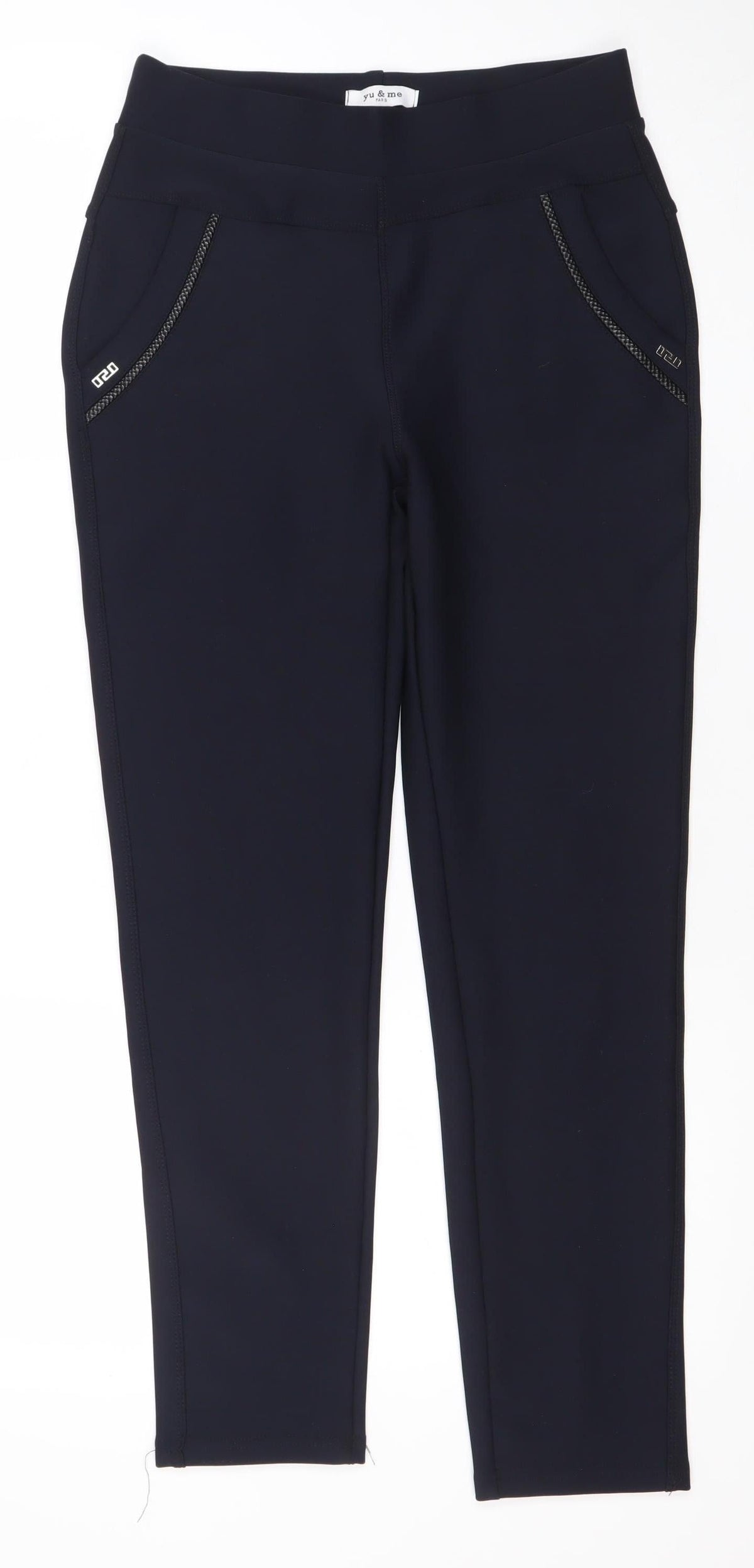 Yukime Paris Women’s Black Slim Fit Stretch Leggings M/L