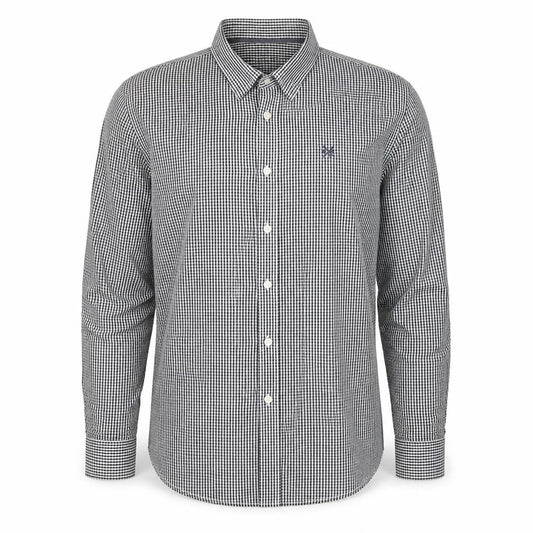 Crew Clothing Men’s Black Check Long Sleeve Button-Up Shirt 2XL