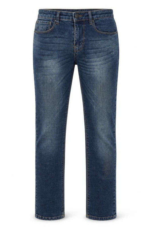 Born Menswear Blue 28x32 Slim Fit Denim Jeans Classic Style