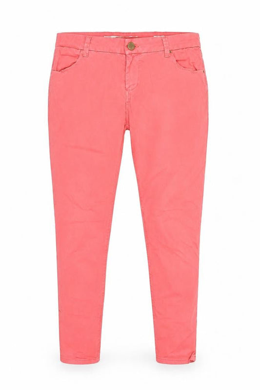 Front view of Zara Woman Pink Slim Fit Mid Rise Skinny Jeans, size 12