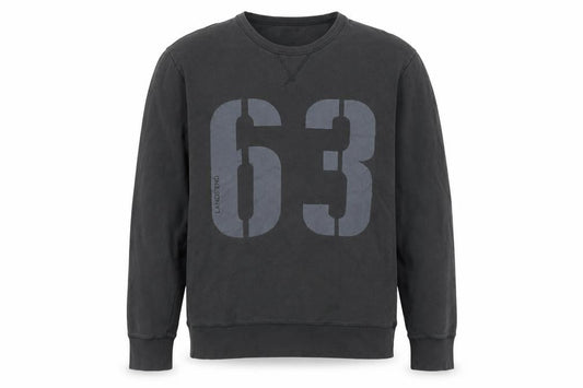 Lands' End Men's Black L Pullover Sweatshirt Graphic Print