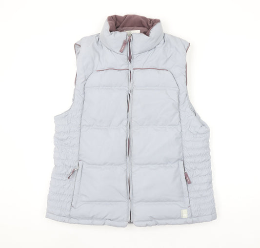 Quechua Women Grey 14 Puffer Ski Spirit Insulated Waistcoat